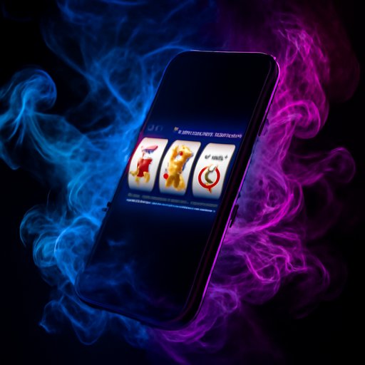 bd10 ফোন ডিসপ্লেতে রঙিন স্লট রিল
